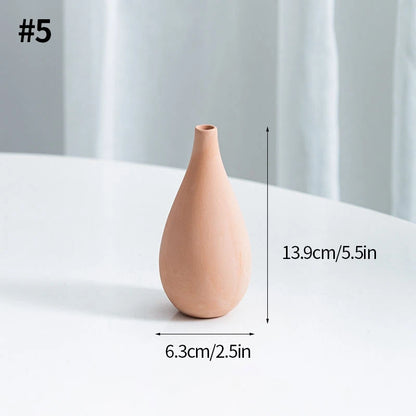 Ceramic Fired Vases,Hydroponic Dried Flower Utensils,Ornaments,Home Living Room Tables,Decorative Vases,Shaped Ceramic Vases