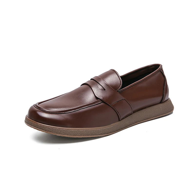 Elegant New Men's Loafers Soft Soles Comfortable Office Business Work Shoes Daily Commuting Men's Driving Shoes Anti Slip