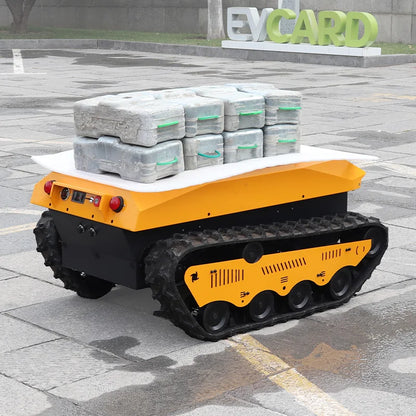 Off Road 300kg Payload Tracked UGV Unmanned Vehicle Chassis Platform for Autonomous Delivery Robots