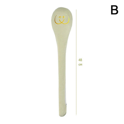 High Elasticity Latex Velvet Massage Pat Fu Character Slap Stick Massager Back Pain Relief Portable Body Vibration Hammer