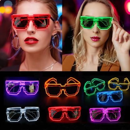 Wireless Light Up Glasses,LED Luminous Glasses Glow in the Dark Party Supplies Gift for Party, Dance, DJ, Halloween, Christmas