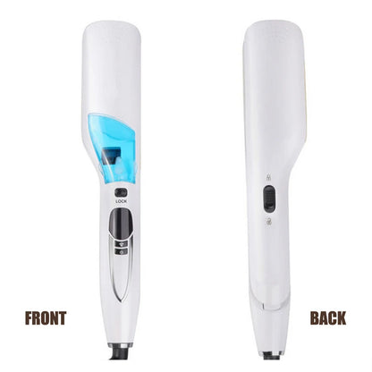 Professional wet and dry hair straightening comb steam spray hair straightening splint portable steam hair straightener