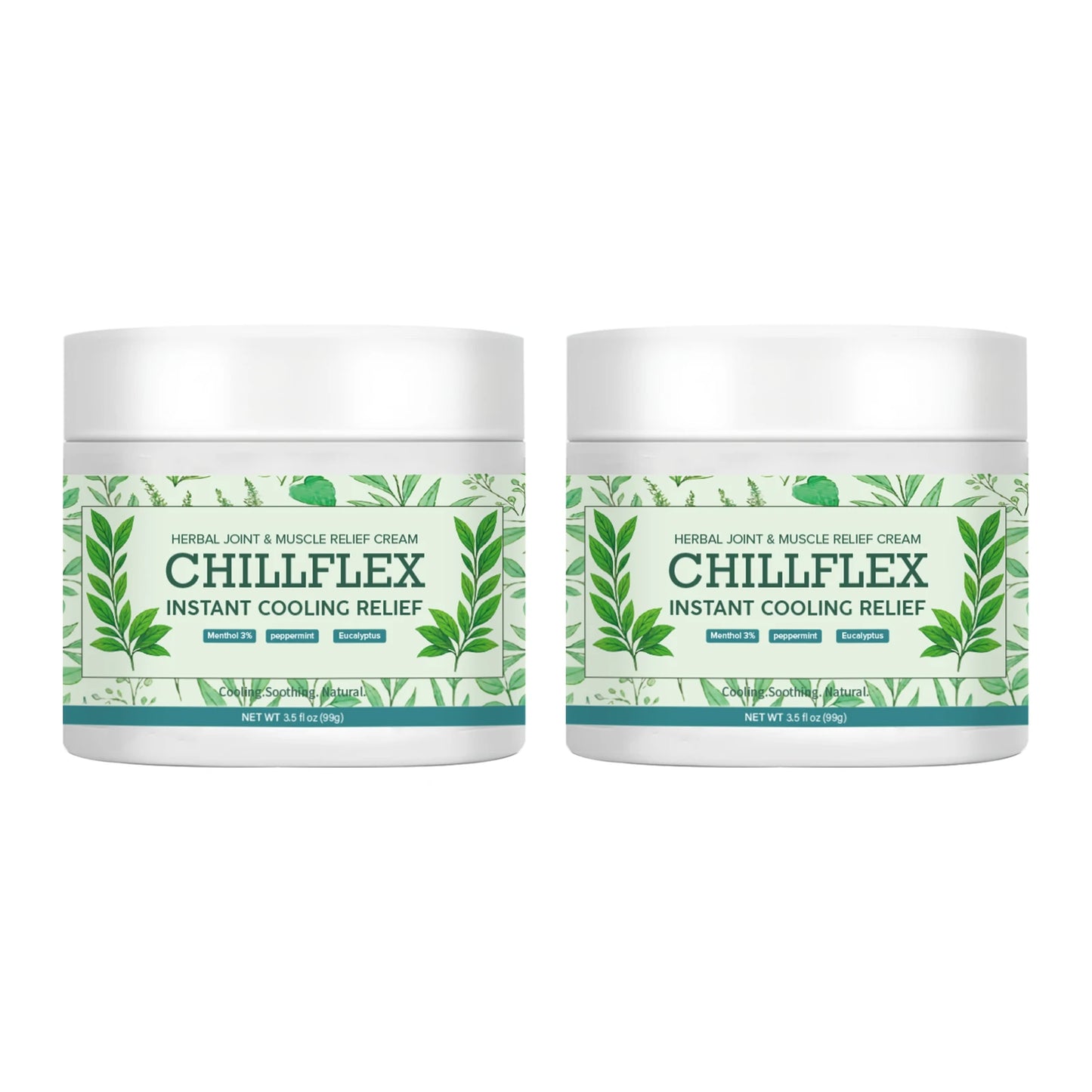 Muscle & Joint Cooling Balm - Herbal Menthol Formula for Instant Relief from Discomfort & Strain.