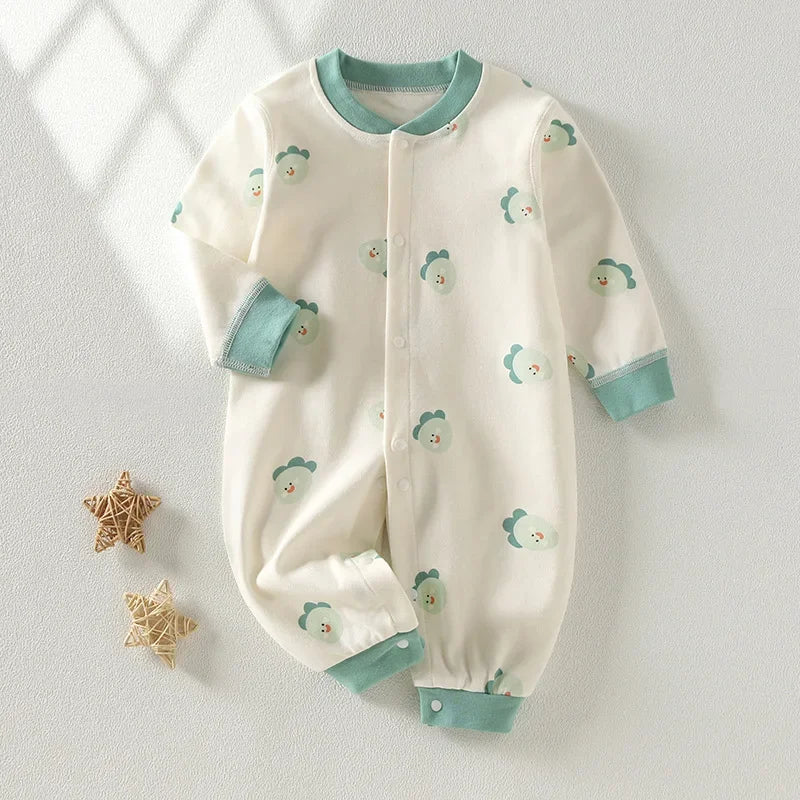 Autumn Baby Clothes Newbron Spring 100 Cotton Underwear Newborn Onesie