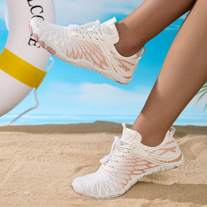Women Men Aqua Shoes Beach Barefoot Water Sneakers Unisex Lightweight Quick Dry Outdoor Upstream Wading Swimming Fishing Shoe