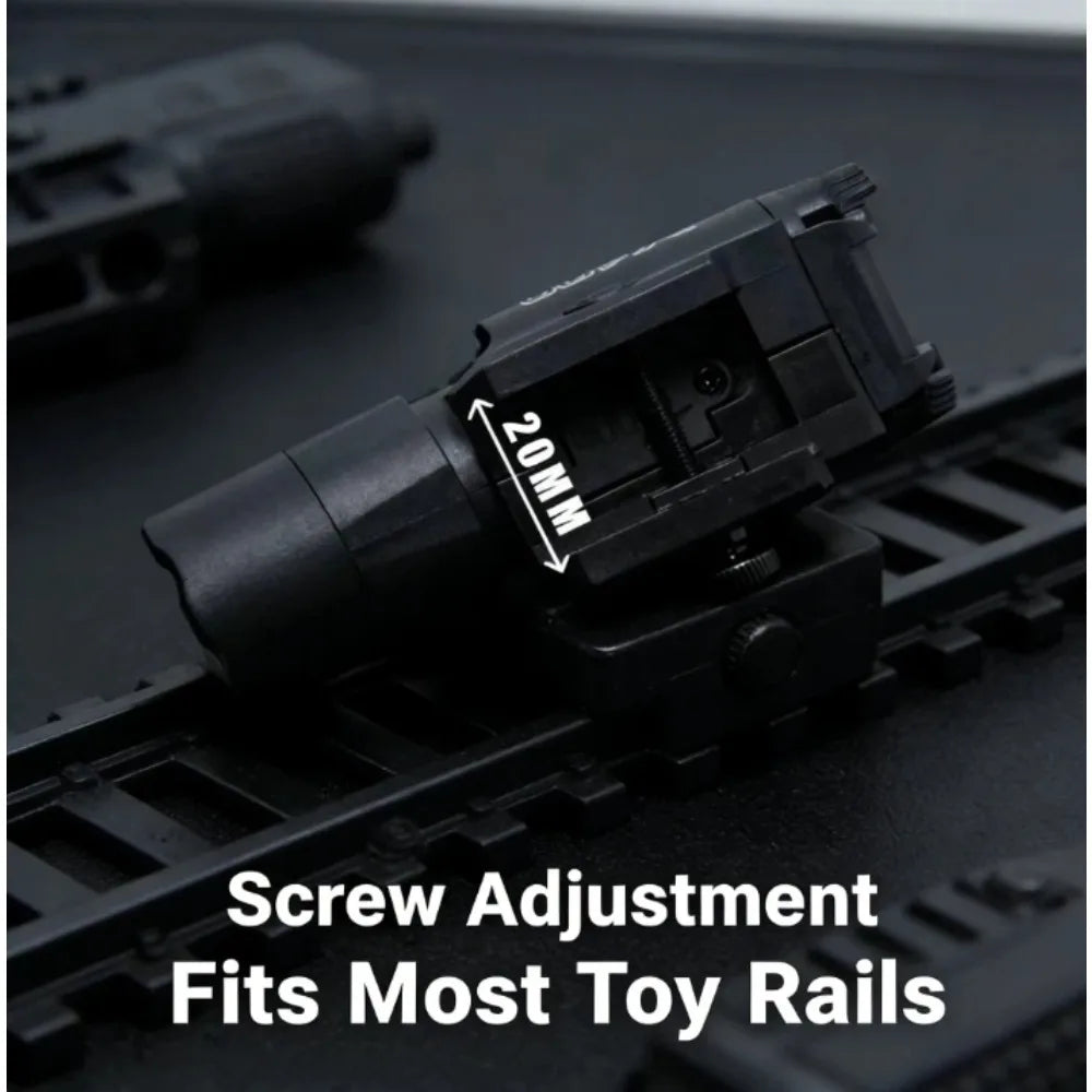 X400U Nylon Infrared Flashlight 200LM Scout Light New Color for 21mm Rail Airsoft Toy Gun