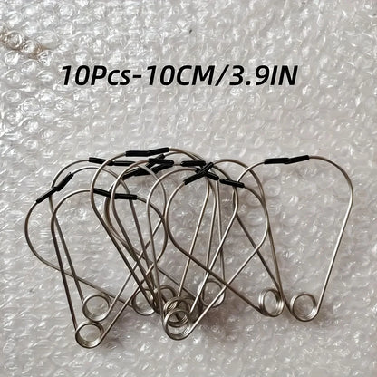 10pcs Metal Clamps for Acupressure Massage Tool for Reflexology of Hands And Feet Featuring for Muscle Full Body Use Health Care