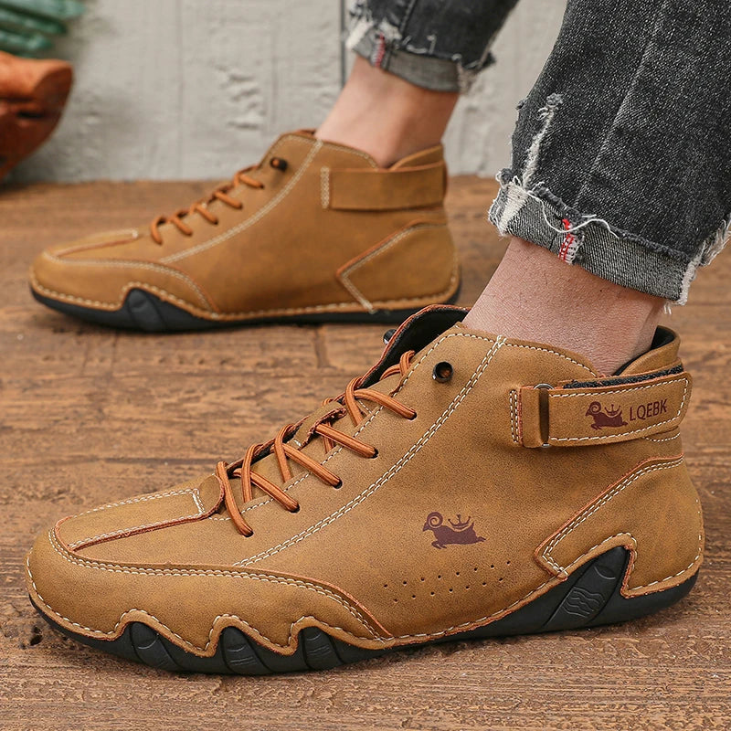 Mens Shoes Original Sneakers Shoes Men's High Top Ankle Boots Breathable and Comfortable Soft Sole Luxury Fashion Men's Shoes