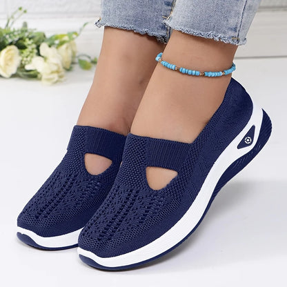 Women's Slip-On Sneakers | Flat Low-Profile Design | Casual Everyday Wear