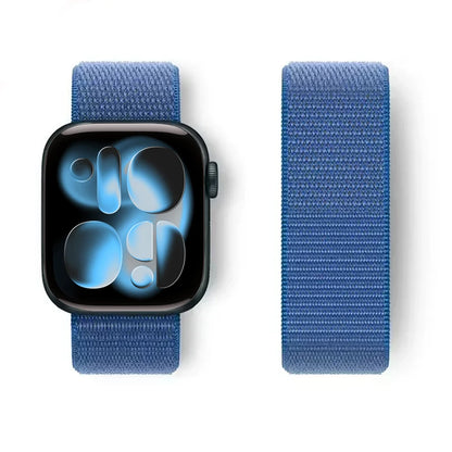 Nylon Loop for Apple Watch Band S11 46mm 40mm 44mm 45mm 42mm 41mm 49mm Smart Belt Bracelet for IWatch 11/10/9/8/7/6/SE/5/4 Strap