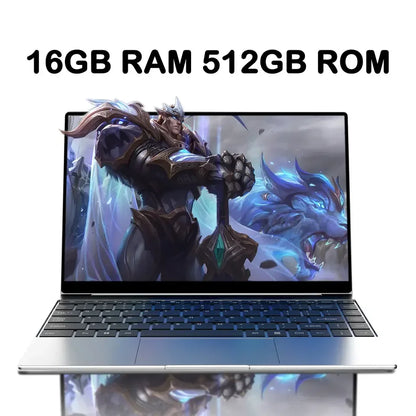 14.1" Ultra Slim Laptop Intel I9-10980HK Win11 Pro 16GB 2TB SSD FHD WiFi6 BT5.2 Gaming Office Student Portable Notebook