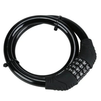 Bicycle Locks Anti-theft Mtb Bike Steel Wire Padlock 4Digit Password Electric Scooter Motorcycle Locks MTB Bicycle Accessories