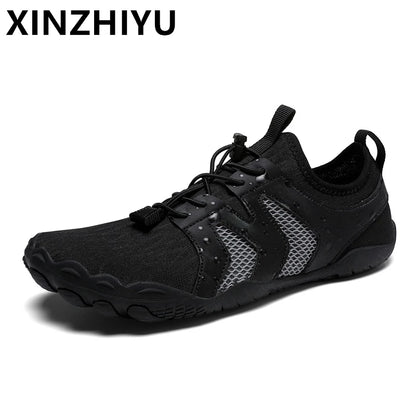 Men Women Water Shoes Upstream Wading Swimming Barefoot Five Fingers Aqua Shoe Beach Seaside Trekking Summer Unisex Sneakers New