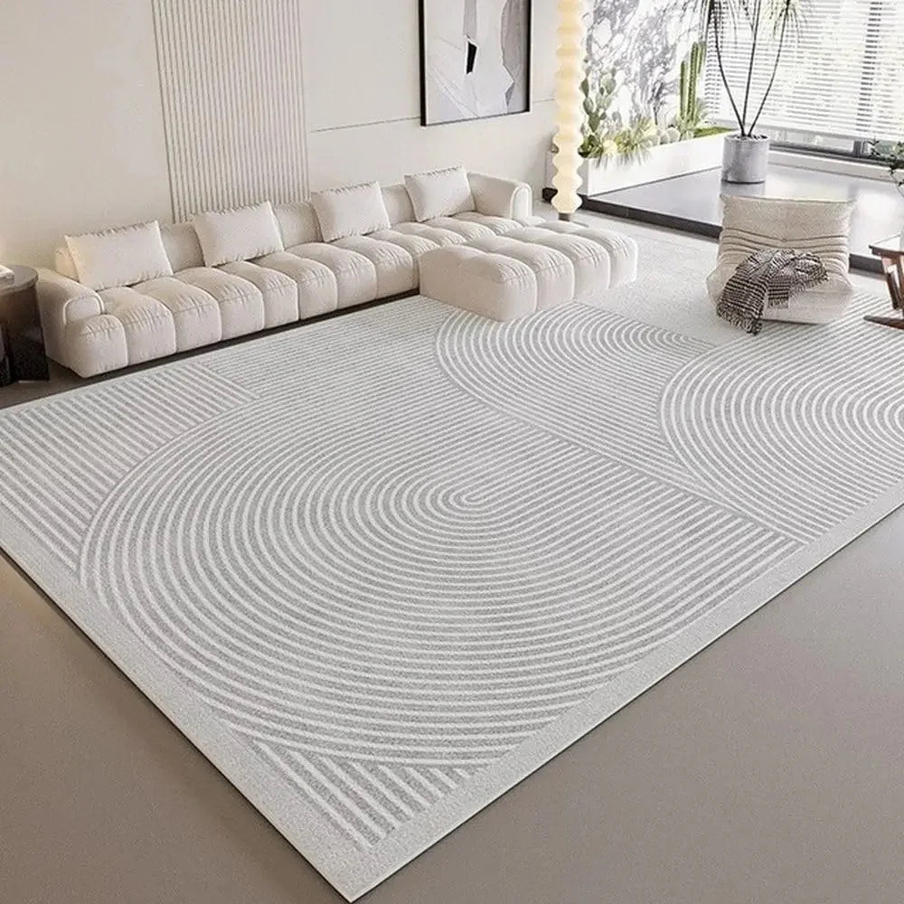 VIKAMA Modern Minimalist Area Carpet Easy To Care Non-Slip Living Room Floor Mat Bedroom Cloakroom Carpet Home Decoration