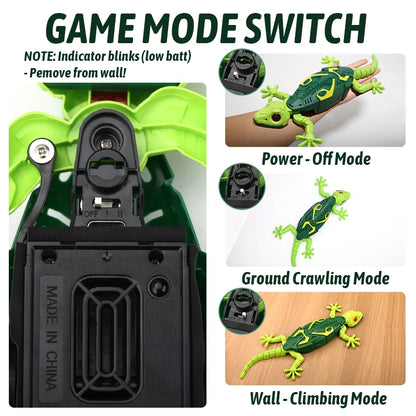 Wall Crawler RC Gecko, Rechargeable Remote Control Robot Toys | RC Animals Toy, Realistic Wall Crawling Halloween Birthday Gifts for Boys Girls,Birthday Halloween Christmas Gift
