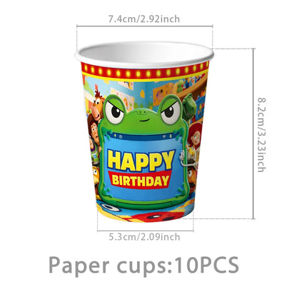 Toy Story Birthday Party Supplies Balloon Tableware Paper Plates Cups Napkins Kids Party Decor Baby Shower Picnic Table Supplies