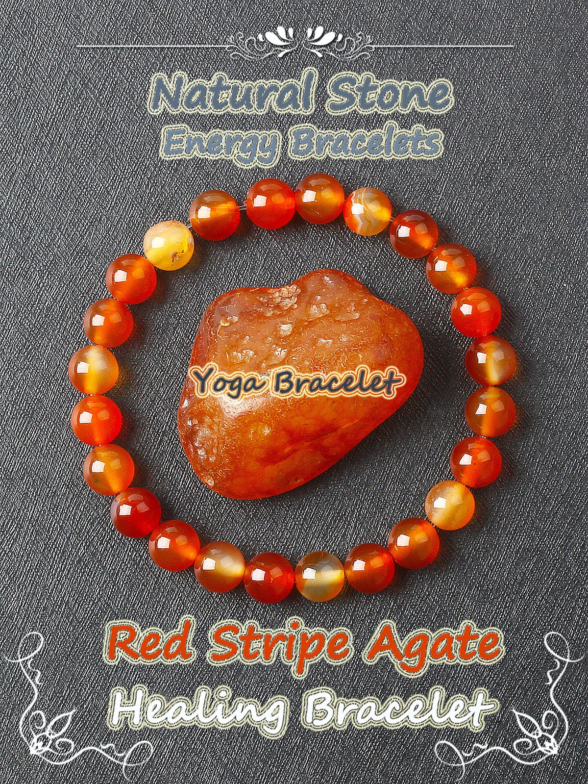 Original Natural Stone Beads Bracelet Men Women Reiki Blue Apatite Lapis Lazuli Amethyst Yellow Tiger Eye Beads Bracelet Jewelry