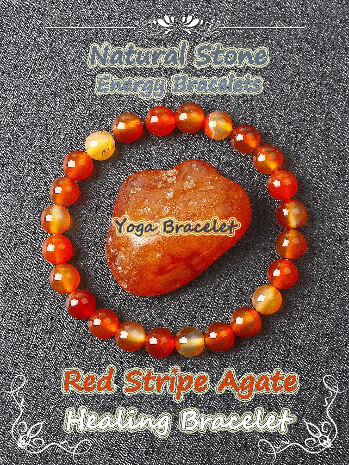 Original Natural Stone Beads Bracelet Men Women Reiki Blue Apatite Lapis Lazuli Amethyst Yellow Tiger Eye Beads Bracelet Jewelry