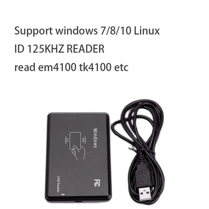 Smart RFID Card Reader 125KHz 13.56MHz ID IC Dual Frequency Nfc Card Encrypted Programmer Reader With USB Interface