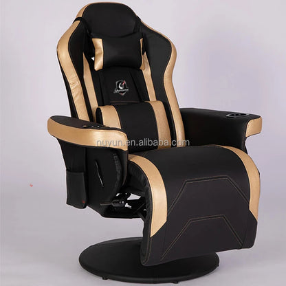 New Arrival Vibration Massage BT Speaker RGB Silla Gamer Led Gaming Chair with Lights and Speakers