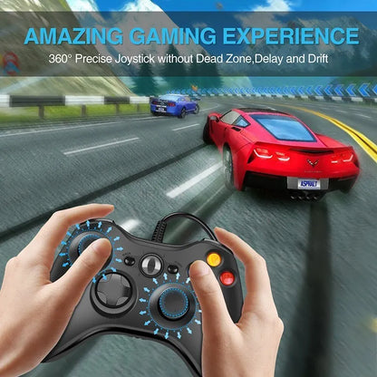 USB Wired Game Controller For Xbox360 Console Joypad For Win 7/8/10 PC Joystick Controle Mando Gamepad For Xbox 360 Accessories