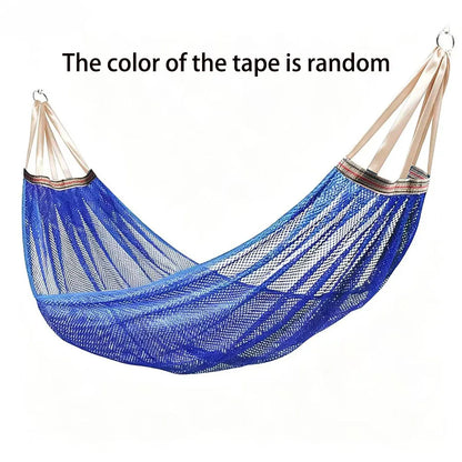Outdoor Mesh Hammock Swing, Portable Camping Hammock, Lightweight Travel Gear for Outdoor Adventures