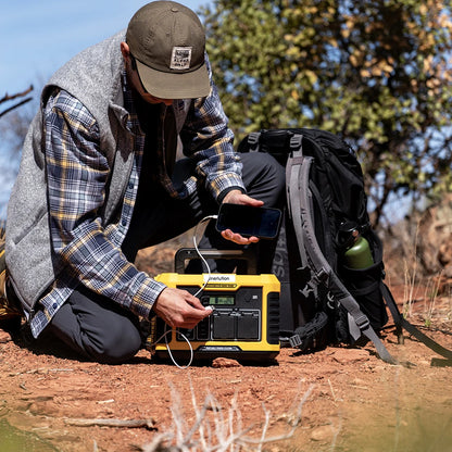 Enerlution Solar Portable Power Station Camping 500  300  800  1000 W Portable Power Stations Portable