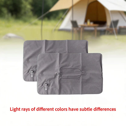 2Pcs Inflatable Travel Pillows or Pumps Portable Ultralight Camping Blow Up Air Pillow for Airplane Car Office Hiking Backpack