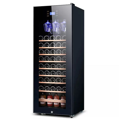 High quality 112 Bottles Residential Fridge and Freezer Combo Built-in Under Counter Beverage Wine Cooler