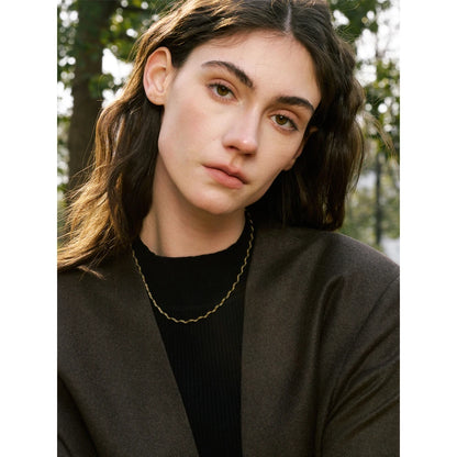 Yhpup 2025 Arrivals Stainless Steel New Chain Chic Quality Necklace for Women Fashion Waterproof PVD Plated Collar Jewelry Gift