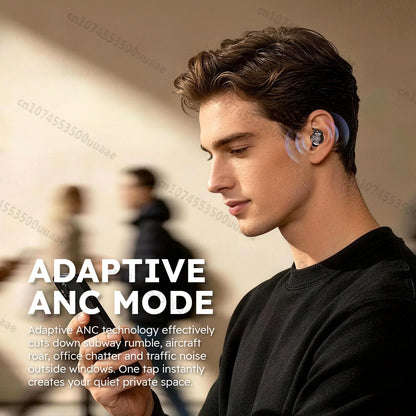Monster A08 ANC Bluetooth 6.0 Earbuds Mini Invisible In-Ear Sports Ear Buds Active Noise Cancellation TWS Wireless Earphone