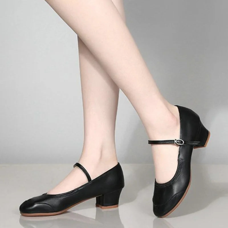 women fashion sweet plus size silver buckle strap ballet dance high heel shoes lady sexy party night club golden heel shoes a314