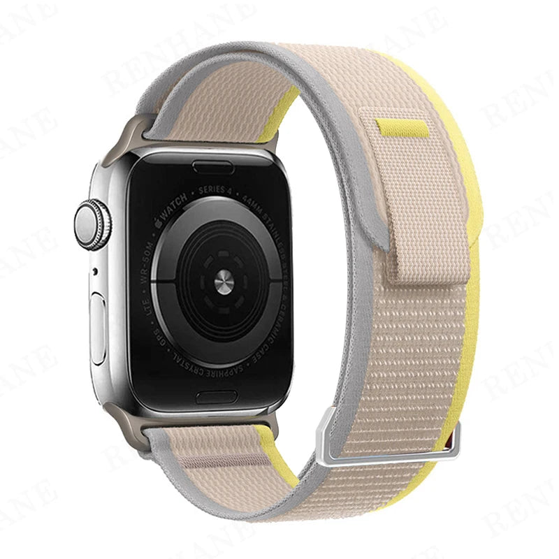 Nylon Trail Loop Strap for Apple Watch Bands 49mm 45 44 42 46 41 40 38mm Bracelet for iWatch Series 11 10 9 8 7 6 5 SE Ultra 3 2