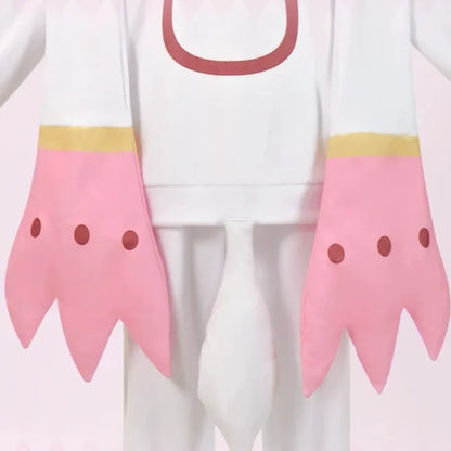 Anime Kaname Madoka Cosplay Costume Cute Pajamas Kawaii Hooded Top Pants Suit for Women Halloween Party Roleplay Outfit