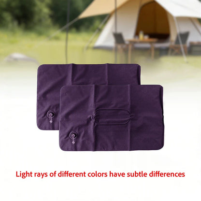 2Pcs Inflatable Travel Pillows or Pumps Portable Ultralight Camping Blow Up Air Pillow for Airplane Car Office Hiking Backpack