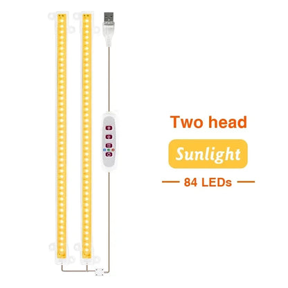 LED Grow Light 5V USB Plug Full Spectrum Led Bar Lamp for Plants High Luminous Efficiency 30cm for Grow Tent Greenhouses Flowers