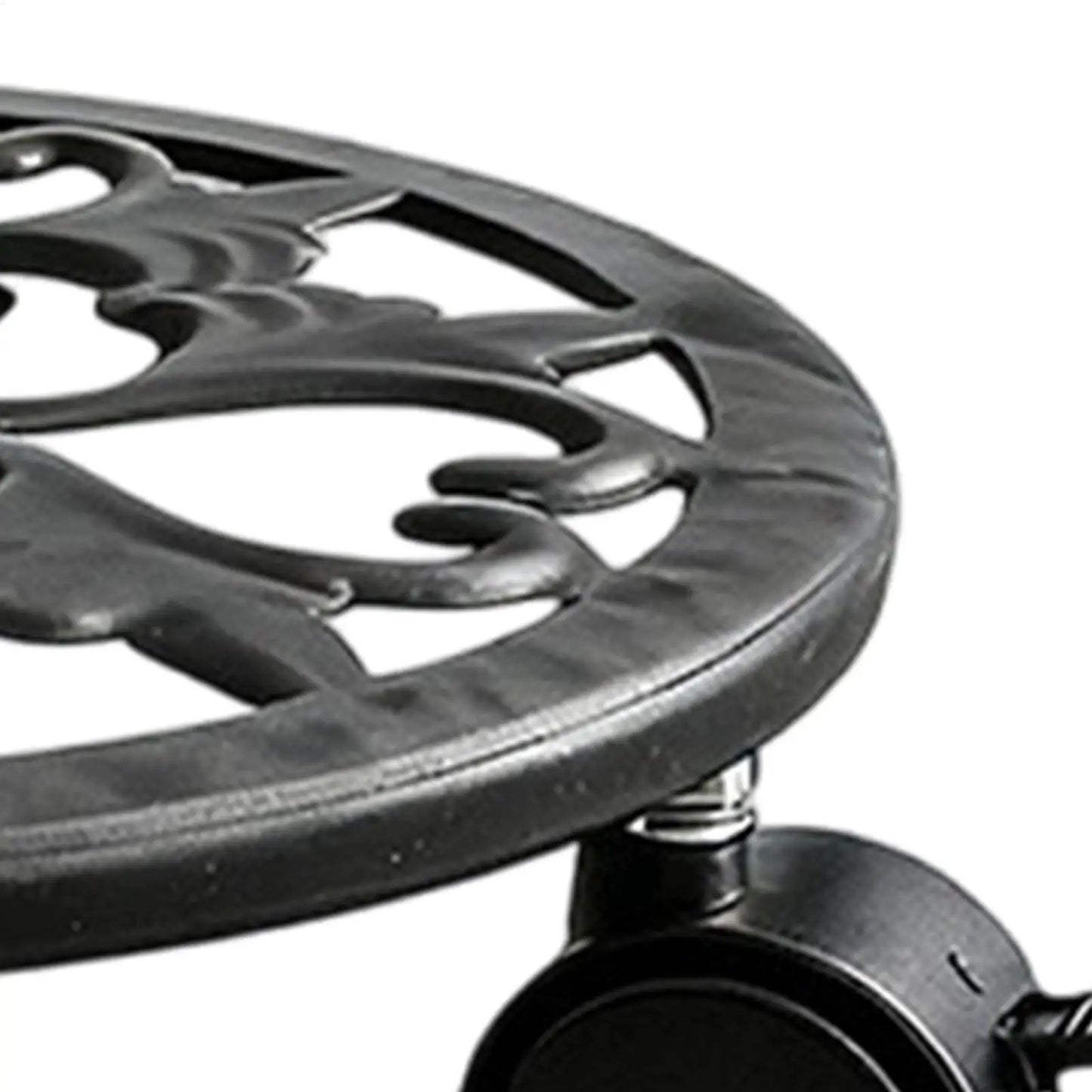 Plant Stand with Wheels Heavy Duty Metal Planter Tray Plant Roller for Indoor Outdoor Patio Garden Balcony Moving Display