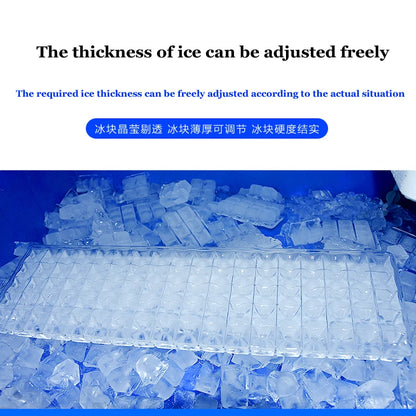 200-500 KG/24H Electric Ice Cube Making Machine Generator Production Stainless Steel Ice Makers for Restaurants Bars Commercial