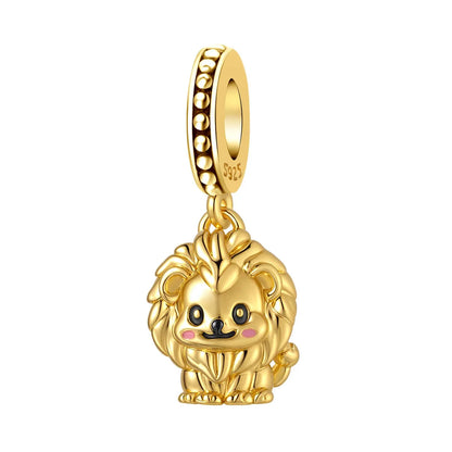 Hot Sale 925 Sterling Silver Dog Cat Cute Pet Animals Pendant Birthday Party Gift for Women Bangle Bracelet Necklace DIY Jewelry