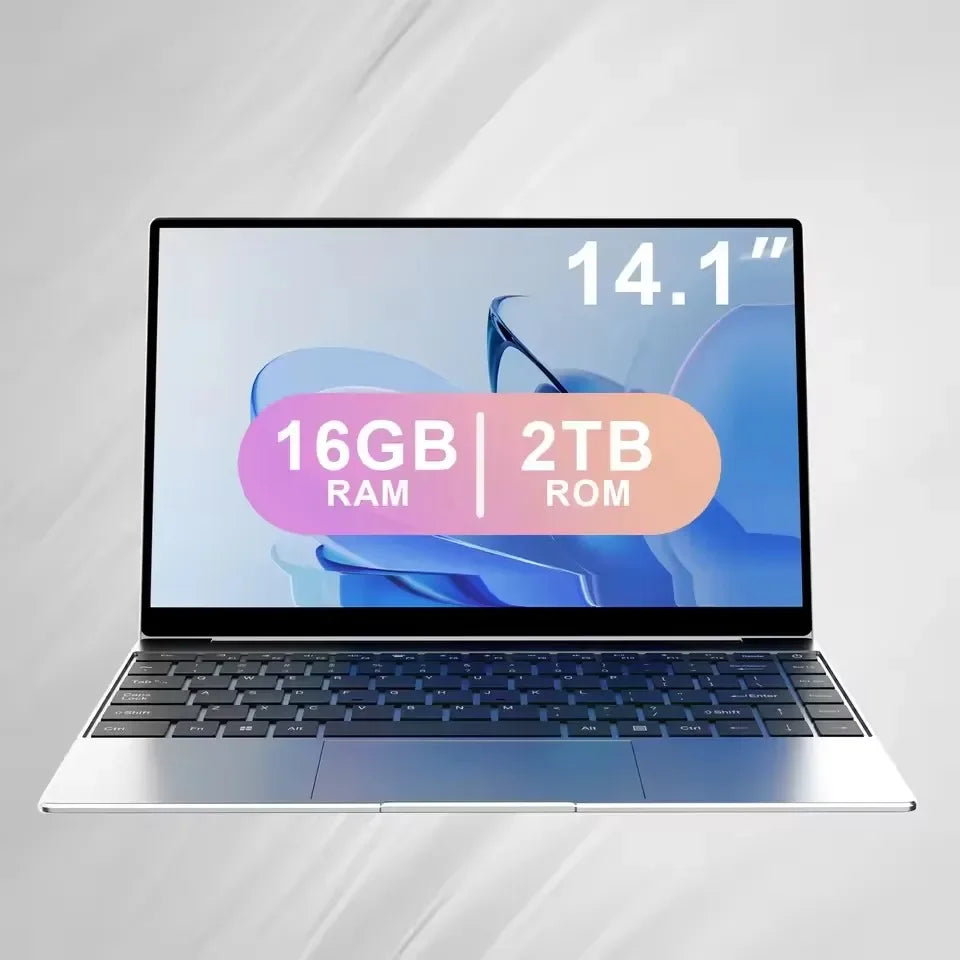 2026 14.1"Laptop Intel Core i7 8650U Portable Laptops Windows 11 Computer 4K HD 16GB 32GB RAM 1TB 2TB SSD Notebook Office