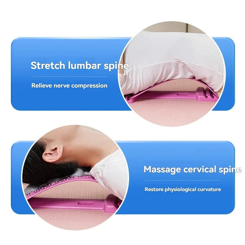 Lumbar Spine Soother Back Massage Board Hunchback Correction Stretching Lumbar Spine to Relieve Nerve Compression Lumbar Support