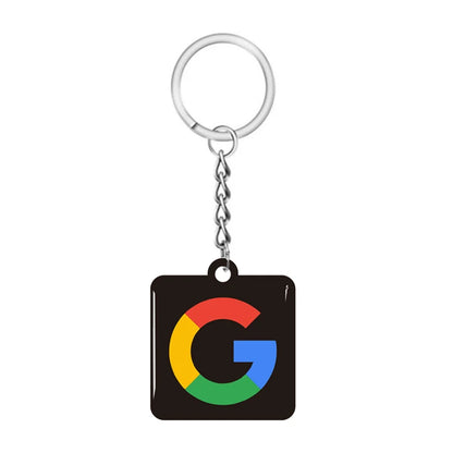 NFC Smart Epoxy Keychain for Google Instagram WhatsApp Facebook Snapchat Review Tap Keychain for Instant Customer Feedback
