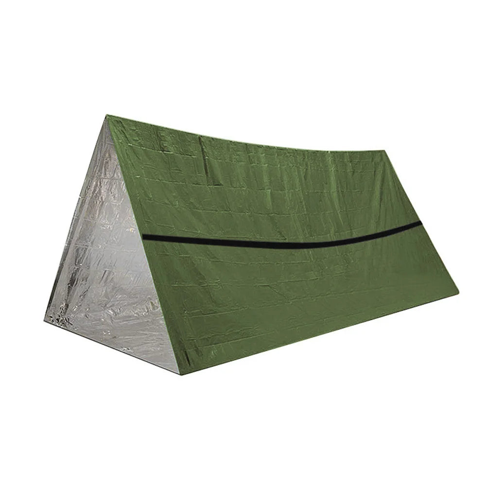 2-Person Emergency Tent Waterproof Camping Travel Pergola Family Campaign House Tourist Tents Cool Gear Equipment Coat