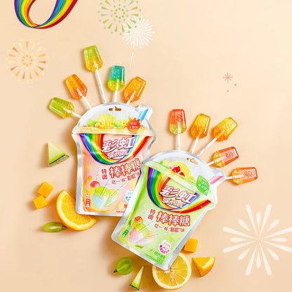 15 cans of rainbow candy! Rainbow candy gift bag! Buy a popular rainbow candy at random! Christmas gifts