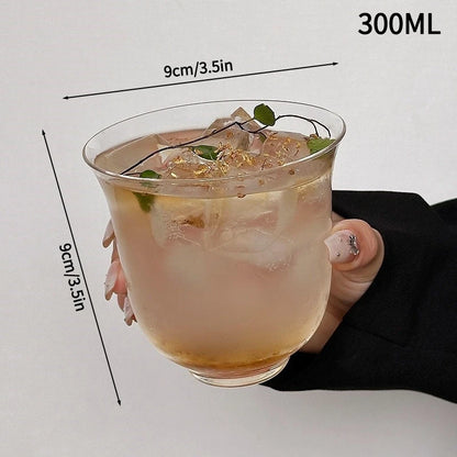 Glass Cups Rotating Whiskey Glass Cup Relief Luminous Rotating Cup Drinking Coffee Cups Kitchen Supplies