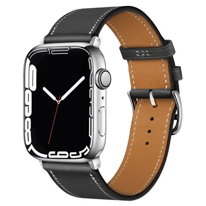 Leather Watch Straps for Apple Watch band 46mm 44mm 49mm 45mm 42mm 40mm 38/41mm bracelet iWatch series 10-Ultra 9-8-7-6-5-4-3-SE