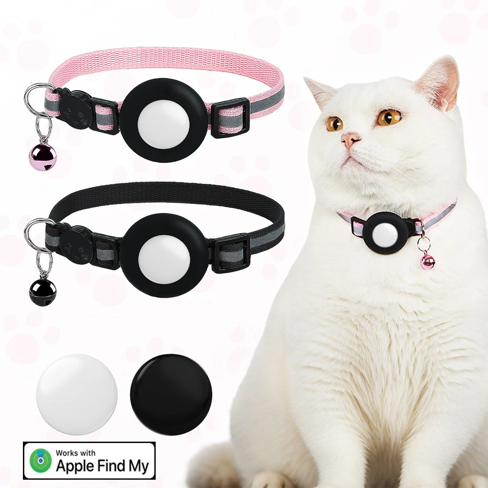 Adjustable Pet Collar Gps Tracker for Apple Find My IOS Finder Location Tracker Kits Pet Supplies Cat Pet Electronic Devices