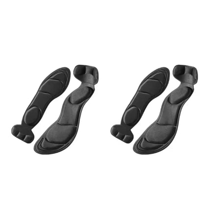 Memory Foam Insoles Women High-heel Shoes Insoles Anti-slip Cutable Insole Comfort Breathable Heel Protection Massage Shoe Pads