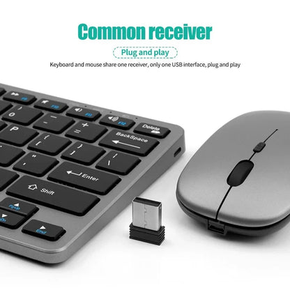 2.4G Wireless Keyboard Mouse Set Bluetooth 5.0 Keyboard Mouse Combo 2 modes Mini Keyboard Mouse For Laptop PC Accessories