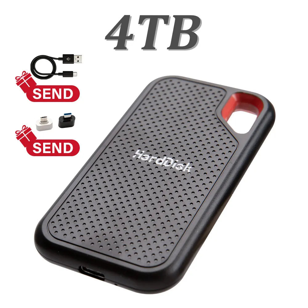 64TB large capacity mobile solid-state drive 1TB high-speed portable SSD USB3.1 plug and play suitable for laptops/MAC/PC
